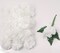 200-Pack: White Carnation Picks, 5" Stems, 3.5" Wide, Floral Home by Artificial Flowers